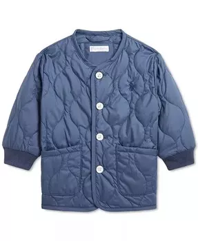 Детская стеганая куртка Polo Ralph Lauren, синий