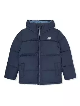 Детская стеганая куртка с логотипом New Balance New Balance Kids, синий