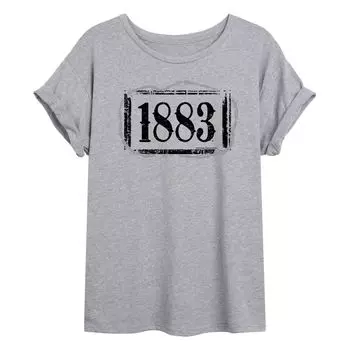 Детская струящаяся футболка 1883 с колючим логотипом Licensed Character