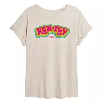 Детская струящаяся футболка Barbie The Movie Kenrgy Licensed Character, бежевый