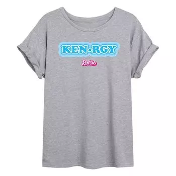 Детская струящаяся футболка Barbie The Movie Kenrgy Licensed Character, серый