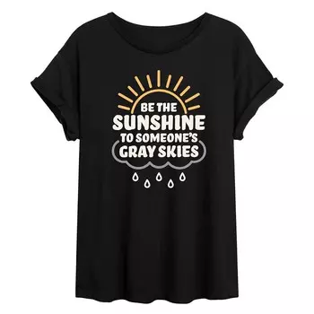 Детская струящаяся футболка Be The Sunshine Licensed Character, черный