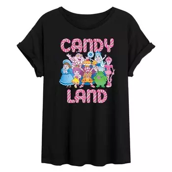 Детская струящаяся футболка Candy Land Licensed Character, черный