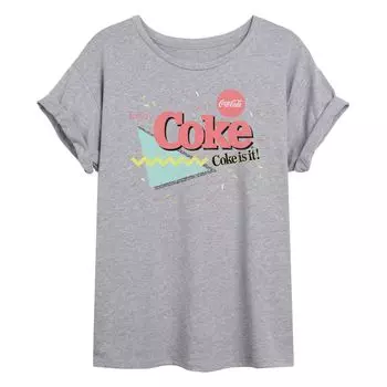 Детская струящаяся футболка Coca-Cola Coke в стиле 90-х годов Licensed Character