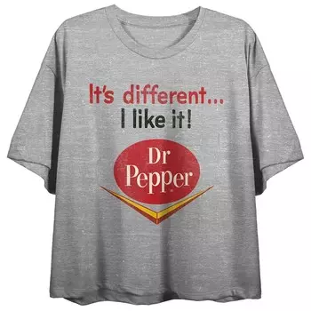Детская струящаяся футболка Dr. Pepper "It's Different" с графическим рисунком Licensed Character, черный