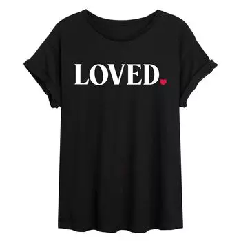 Детская струящаяся футболка Loved With Heart Licensed Character