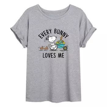 Детская струящаяся футболка Peanuts Every Bunny Licensed Character