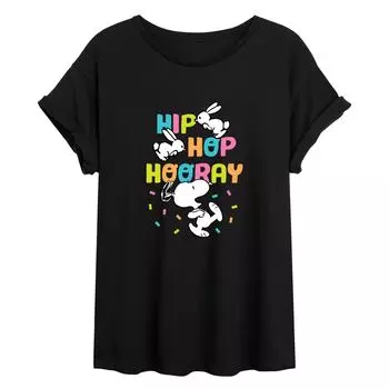 Детская струящаяся футболка Peanuts Hip Hop Hooray Licensed Character