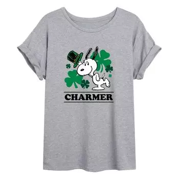 Детская струящаяся футболка Peanuts Lucky Charmer Snoopy Licensed Character