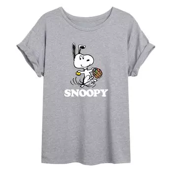 Детская струящаяся футболка Peanuts с пасхальным принтом Snoopy Licensed Character
