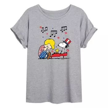 Детская струящаяся футболка Peanuts Schroeder USA Licensed Character