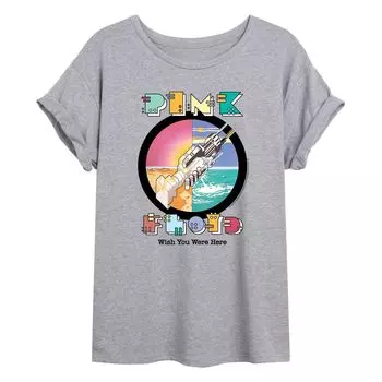 Детская струящаяся футболка Pink Floyd с надписью «Wish You Were Here» Robots Licensed Character
