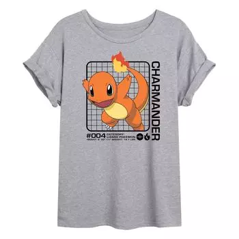Детская струящаяся футболка Pokemon Charmander Licensed Character