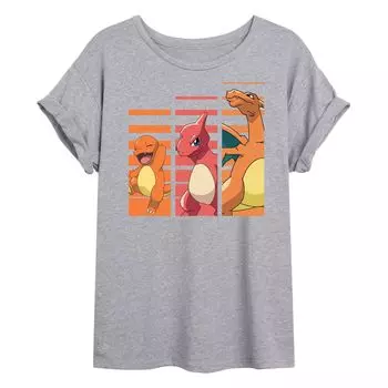Детская струящаяся футболка Pokemon Charmander Licensed Character