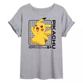 Детская струящаяся футболка Pokemon Pikachu Licensed Character