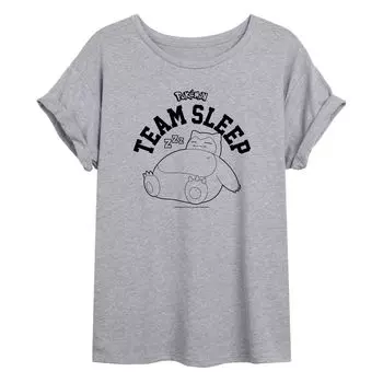 Детская струящаяся футболка Pokemon Snorlax Sleep Licensed Character