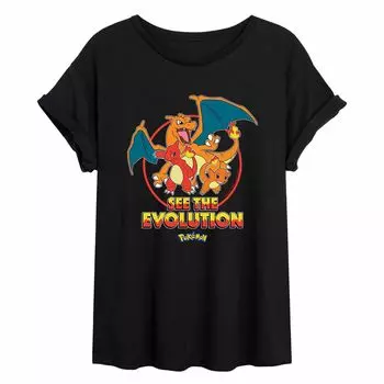 Детская струящаяся футболка Pokmon Charmander Licensed Character