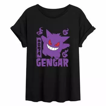 Детская струящаяся футболка Pokmon Gengar Licensed Character