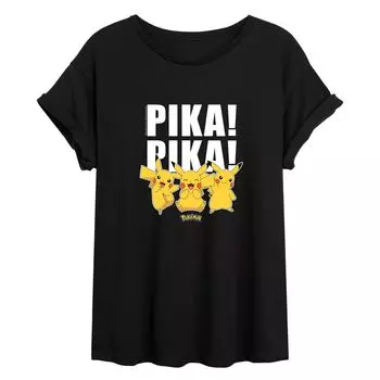 Детская струящаяся футболка Pokmon Pika Pika Licensed Character