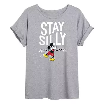 Детская струящаяся футболка с Микки Маусом Disney's Mickey Silly Disney