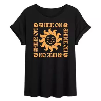 Детская струящаяся футболка Shine On Sun Smiling Licensed Character
