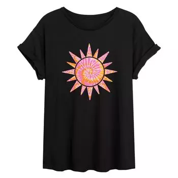 Детская струящаяся футболка Tie Dye Sun Licensed Character