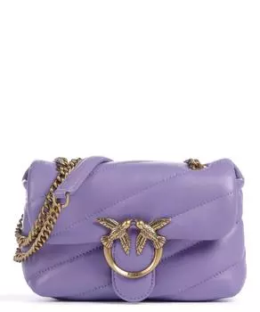 Детская сумка через плечо Love Puff из овчины Pinko, фиолетовый