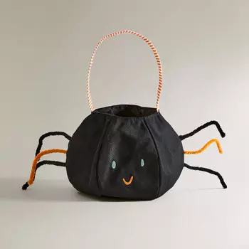 Детская сумка Zara Home Halloween Spider Sweets, черный