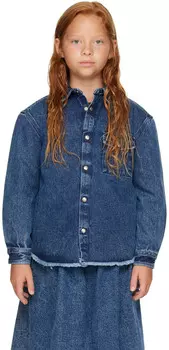 Детская темно-синяя джинсовая рубашка Age of Togetherness Maurcio Wolf & Rita