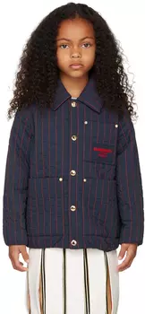 Детская темно-синяя куртка Pacey Burberry