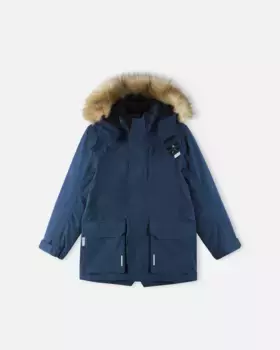 Детская теплая зимняя куртка Ajaton Reima, цвет Navy