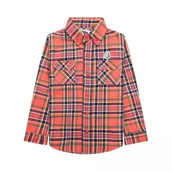 Детская тканая рубашка с длинными рукавами в форме сердца Billionaire Boys Club, цвет Виртуальный розовый