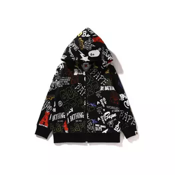 Детская толстовка A Bathing Ape, черный