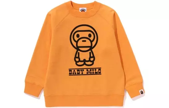 Детская толстовка A Bathing Ape, оранжевый
