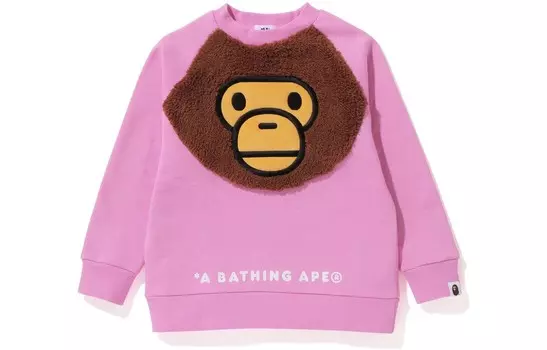 Детская толстовка A Bathing Ape, розовый