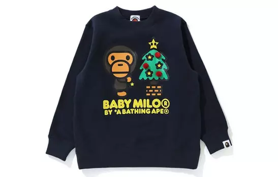 Детская толстовка A Bathing Ape, темно-синий