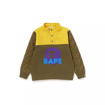 Детская толстовка A Bathing Ape, зеленый