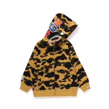 Детская толстовка A Bathing Ape, желтый