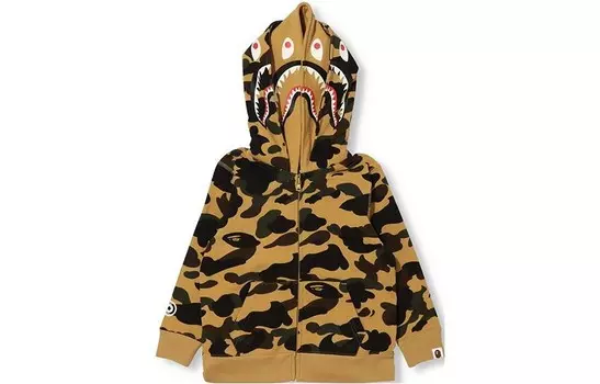 Детская толстовка A Bathing Ape, желтый