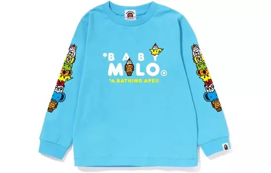 Детская толстовка A Bathing Ape, желтый