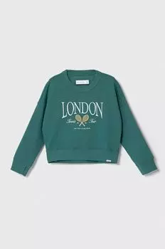 Детская толстовка Abercrombie & Fitch, зеленый