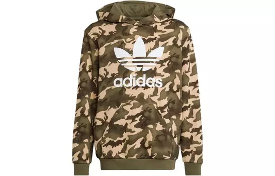 Детская толстовка Adidas Originals, оливково-зеленый