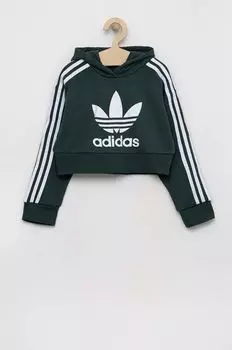 Детская толстовка adidas Originals, зеленый