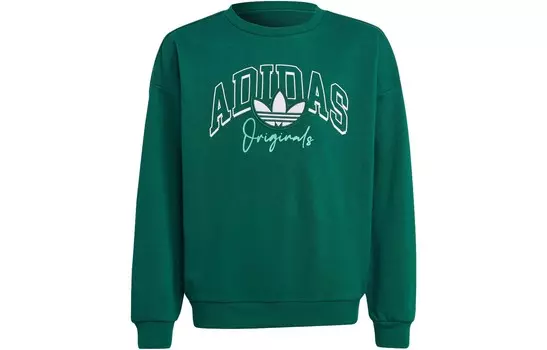 Детская толстовка Adidas Originals, зеленый