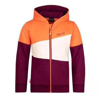 Детская толстовка Alesund шелковица/персик TROLLKIDS, цвет rosa