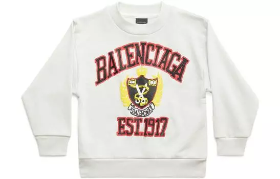 Детская толстовка Balenciaga, белый