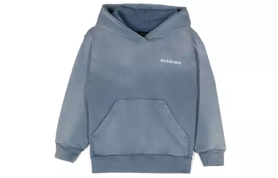 Детская толстовка Balenciaga, голубой