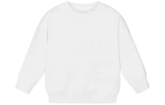 Детская толстовка Burberry, белый