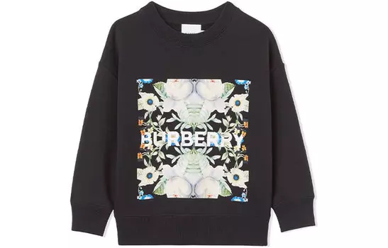Детская толстовка Burberry, цвет Black