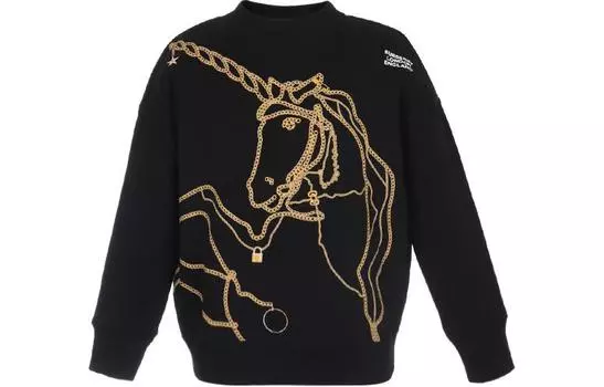 Детская толстовка Burberry, цвет Black